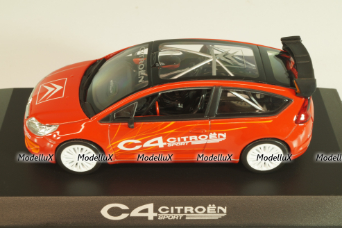 Citroen C4 Sport 3 door 2007, red, Altaya 1:43