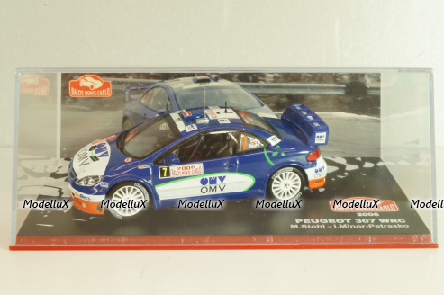 Peugeot 307 WRC #7 Rally Monte Carlo 2006, Stohl/Minor, Monte-Carlo Official Collection, Altaya 1:43