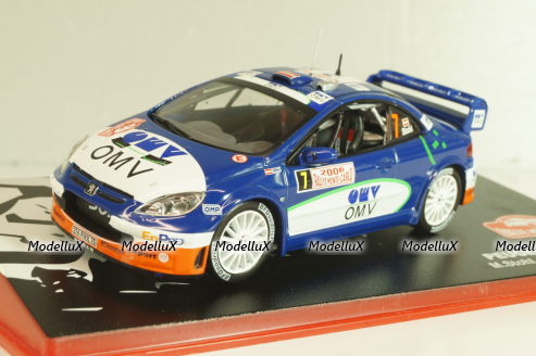Peugeot 307 WRC #7 Rally Monte Carlo 2006, Stohl/Minor, Monte-Carlo Official Collection, Altaya 1:43