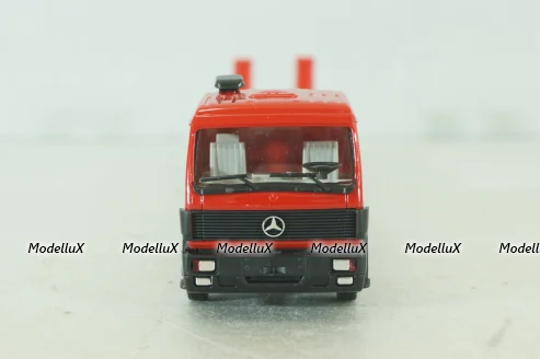 Mercedes SK 2436 with semi trailer, red 141963, Herpa 1:87