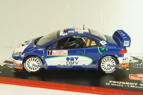 Peugeot 307 WRC #7 Rally Monte Carlo 2006, Stohl/Minor, Monte-Carlo Official Collection, Altaya 1:43