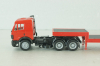 Mercedes SK 2436 with semi trailer, red 141963, Herpa 1:87