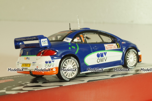 Peugeot 307 WRC #7 Rally Monte Carlo 2006, Stohl/Minor, Monte-Carlo Official Collection, Altaya 1:43