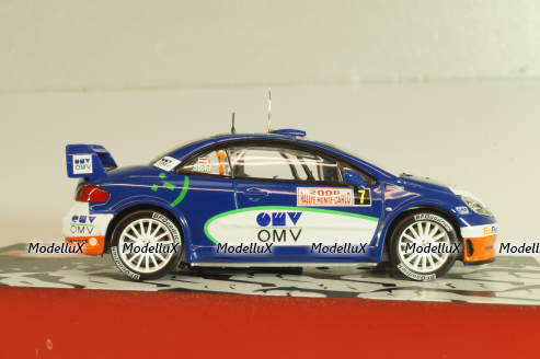 Peugeot 307 WRC #7 Rally Monte Carlo 2006, Stohl/Minor, Monte-Carlo Official Collection, Altaya 1:43