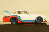 Porsche 911 (993) RWB Rauh-Welt Martini white, MOC209, IXO 1:43