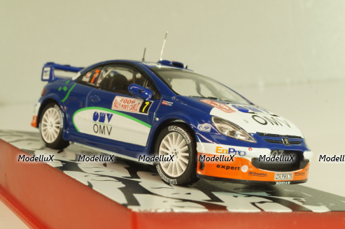 Peugeot 307 WRC #7 Rally Monte Carlo 2006, Stohl/Minor, Monte-Carlo Official Collection, Altaya 1:43