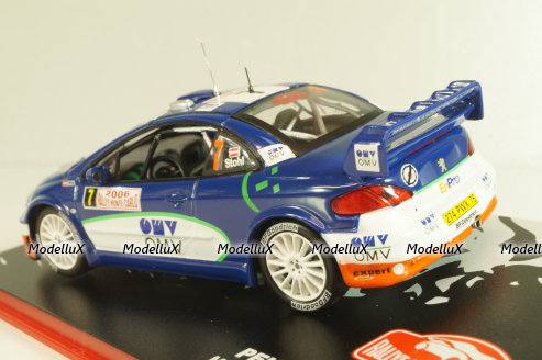 Peugeot 307 WRC #7 Rally Monte Carlo 2006, Stohl/Minor, Monte-Carlo Official Collection, Altaya 1:43