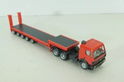 Mercedes SK 2436 with semi trailer, red 141963, Herpa 1:87