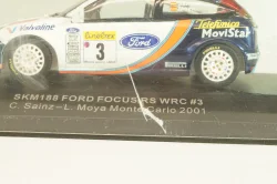 Ford Focus RS WRC #3 Rally Monte Carlo 2001, Sainz/Moya, SKM188, Skid 1:43 Уценка!