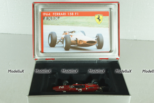 Ferrari 158 F1 #2, John Surtees winner GP Monza 1964, Formula 1, red, SF16/64, IXO 1:43 