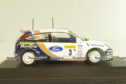 Ford Focus RS WRC #3 Rally Monte Carlo 2001, Sainz/Moya, SKM188, Skid 1:43 Уценка!