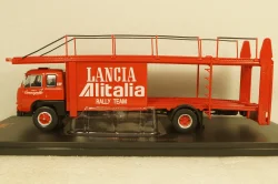Fiat 673 Race Car Transporter 1976 Lancia Alitalia Rally Team, TRU037, IXO 1:43