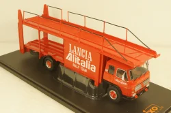 Fiat 673 Race Car Transporter 1976 Lancia Alitalia Rally Team, TRU037, IXO 1:43