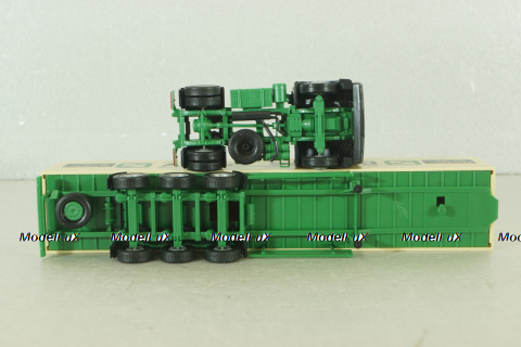 Mercedes SK 1735 LS tractor with semi-trailer "Albert Schmid" 1992, beige, 22973, Herpa 1:87