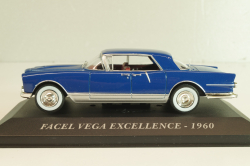 Facel Vega Excellence 1960, blue, Altaya 1:43 Уценка!