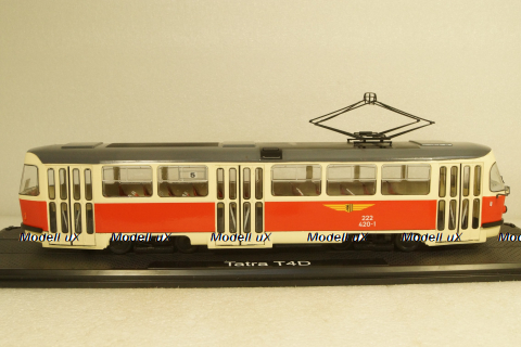Tatra T4D Tram Dresden (Red & Beige), PCL47135, Premium Classixxs 1:43