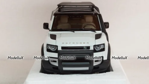 Land Rover Defender 110 with Roof Pack 2020 Fuji White, Almost Real 1:18