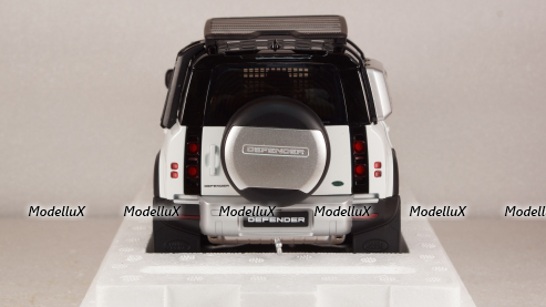 Land Rover Defender 110 with Roof Pack 2020 Fuji White, Almost Real 1:18