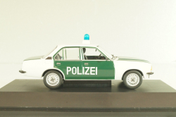 Opel Ascona B Polizei 1976, green/white, 03294, Schuco 1:43