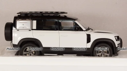 Land Rover Defender 110 with Roof Pack 2020 Fuji White, Almost Real 1:18