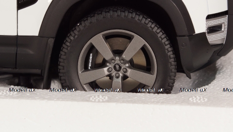 Land Rover Defender 110 with Roof Pack 2020 Fuji White, Almost Real 1:18