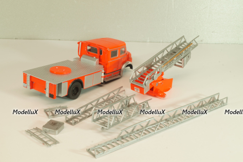 Mercedes L1519 DLK30 Metz, fire engine Scala, Germany 1966, Pompieri Italy collection #14, Altaya 1:43 На запчасти!