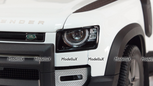 Land Rover Defender 110 with Roof Pack 2020 Fuji White, Almost Real 1:18