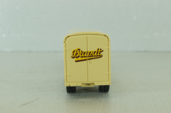 Henschel HS 140 with trailer Brandt, beige, 7314, Brekina 1:87