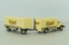 Henschel HS 140 with trailer Brandt, beige, 7314, Brekina 1:87