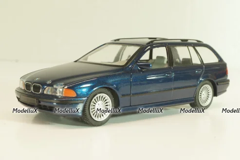 BMW 520i Touring (E39) 1995, dark blue, Schuco 1:43 Уценка!
