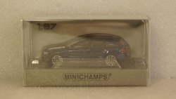 Audi RS4 Avant 2018 blue metallic, 870018211, Minichamps 1:87