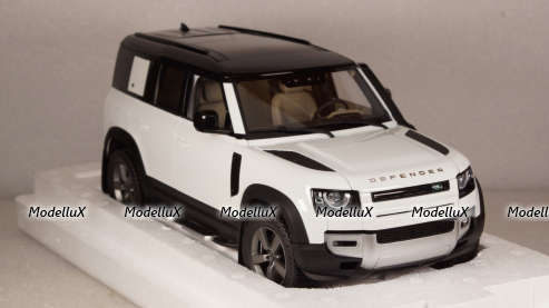 Land Rover Defender 110 with Roof Pack 2020 Fuji White, Almost Real 1:18