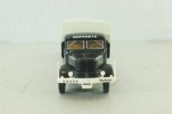 Krupp Mustang with trailer 3-axle, Huppertz, black, 7720, Brekina 1:87