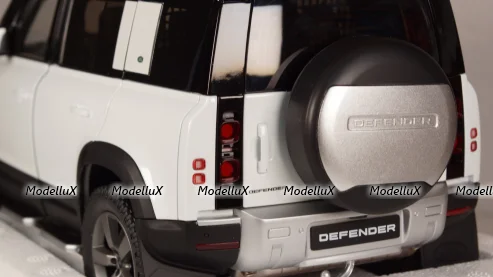 Land Rover Defender 110 with Roof Pack 2020 Fuji White, Almost Real 1:18