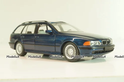 BMW 520i Touring (E39) 1995, dark blue, Schuco 1:43 Уценка!