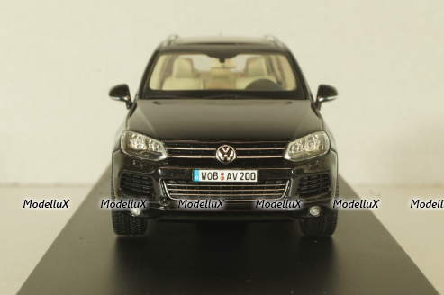 Volkswagen Touareg 2010 black, Schuco 1:43