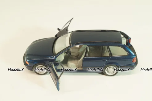 BMW 520i Touring (E39) 1995, dark blue, Schuco 1:43 Уценка!