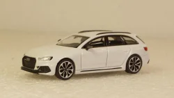 Audi RS4 Avant 2018 white metallic, 870018214, Minichamps 1:87