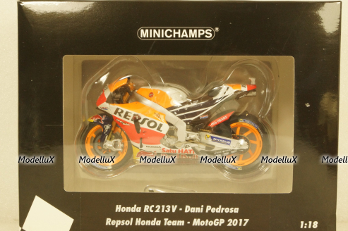 Honda RC213V #26 MotoGP 2017 Dani Pedrosa, 182171126, Minichamps 1:18