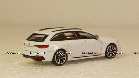 Audi RS4 Avant 2018 white metallic, 870018214, Minichamps 1:87