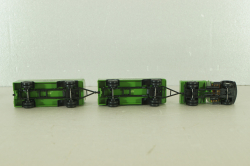 Magirus Mercur with 2 trailer Schenker, green, 4258, Brekina 1:87