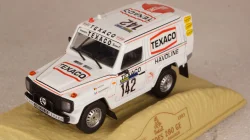 MERCEDES 280 GE # 142 - J. ICKX - C. BRASSEUR - DAKAR 1983, Norev 1:43 Уценка!