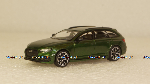Audi RS4 Avant 2018 green metallic, 870018210, Minichamps 1:87