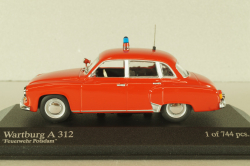 Wartburg A 312 Fire engine Potsdam 1958, 430015991, Minichamps 1:43