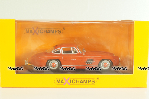 Mercedes-Benz 300 SL (W198) 1955, red, 940039004, Maxichamps 1:43