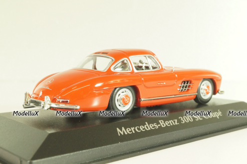 Mercedes-Benz 300 SL (W198) 1955, red, 940039004, Maxichamps 1:43