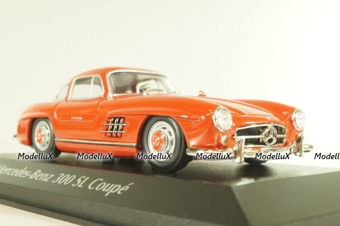 Mercedes-Benz 300 SL (W198) 1955, red, 940039004, Maxichamps 1:43