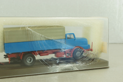 IFA H6 with trailer, blue, 7110, Brekina 1:87 