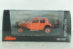 Mercedes-Benz 170V (W136) with Wood Gasifier 1937, red, 450246600, Schuco 1:43