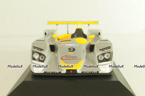 Audi R8 #9 2nd place  24H Le Mans 2000, Mcnish/Ortelli/Aiello, 20000000971, Minichamps 1:43